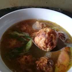 Soup Bola - Bola Indomie
